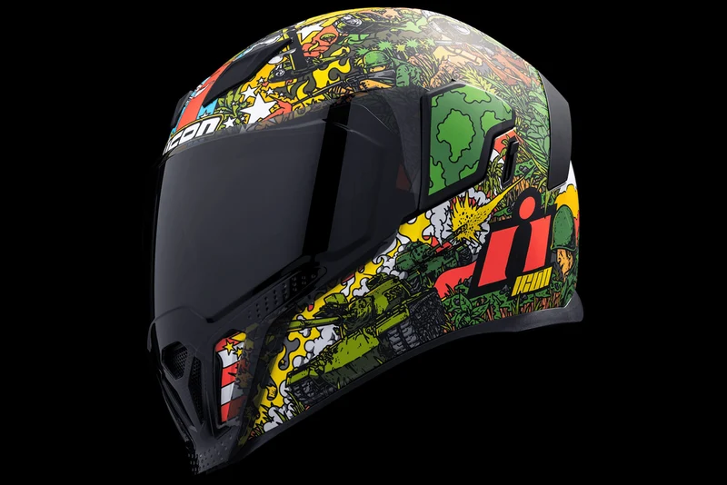 Icon Airflite Ground Pounder GP23 Full Face Motorcycle Helmet