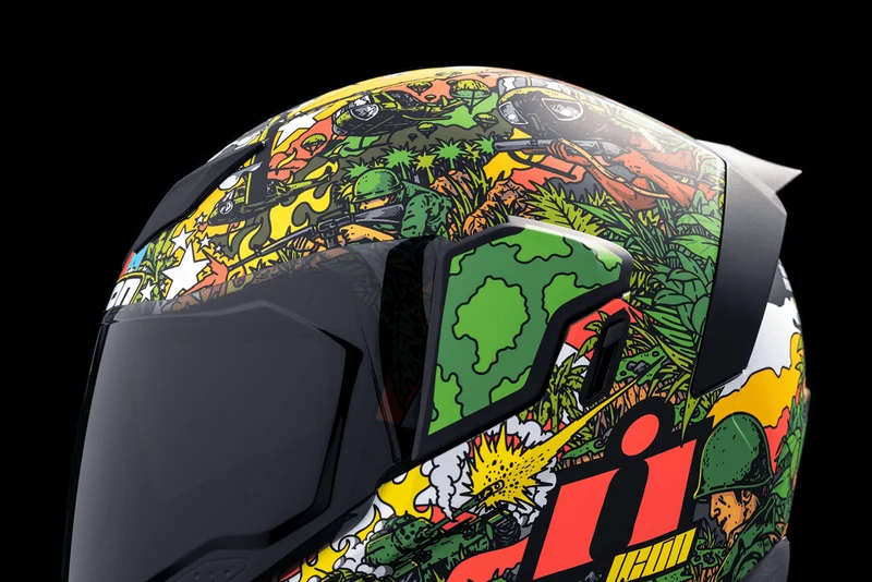 Icon Airflite Ground Pounder GP23 Full Face Motorcycle Helmet
