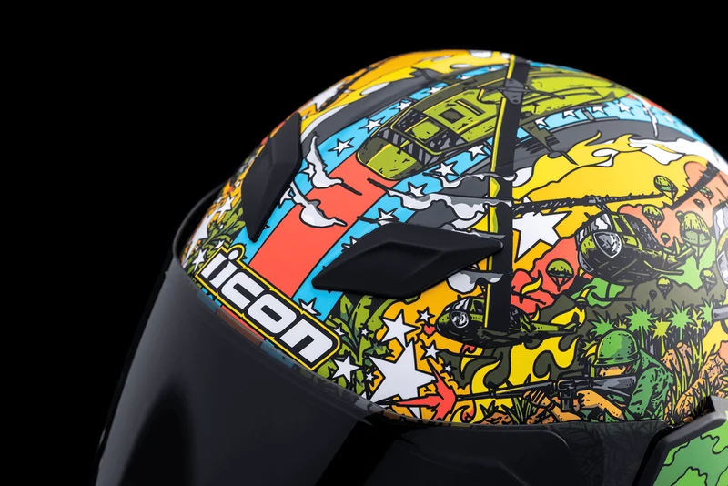 Icon Airflite Ground Pounder GP23 Full Face Motorcycle Helmet