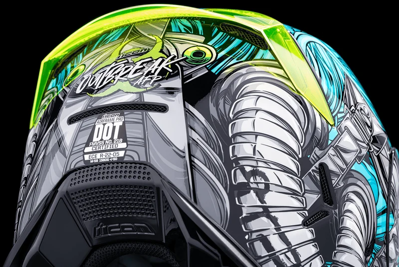 Icon Airframe Pro Outbreak Full Face Motorcycle Helmet