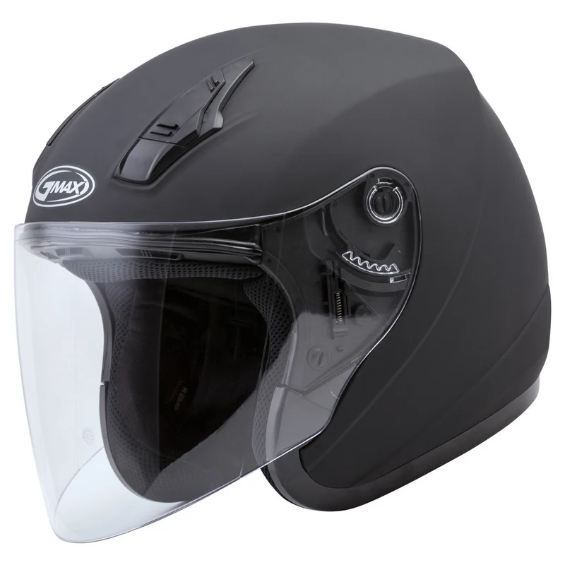 GMax OF-17 Solid Open Face Motorcycle Helmet