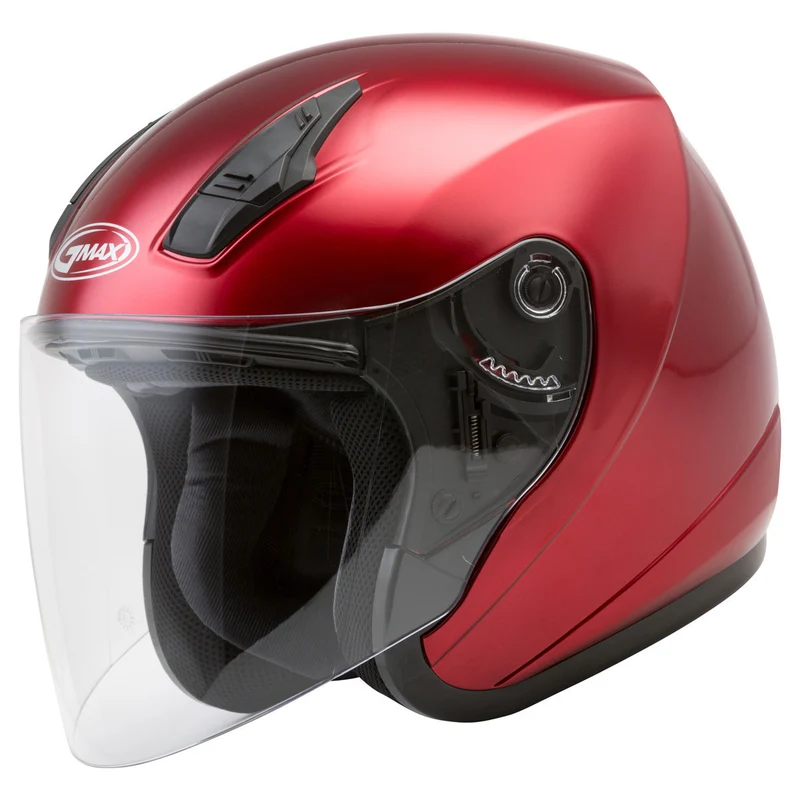 GMax OF-17 Solid Open Face Motorcycle Helmet