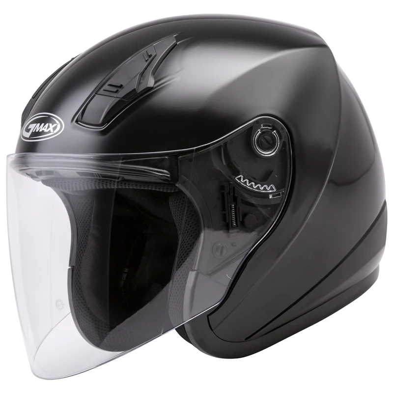 GMax OF-17 Solid Open Face Motorcycle Helmet