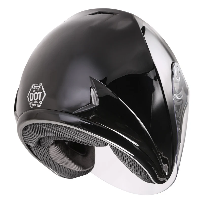 GMax OF-17 Solid Open Face Motorcycle Helmet