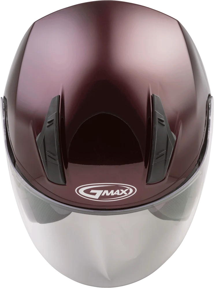 GMax OF-17 Solid Open Face Motorcycle Helmet