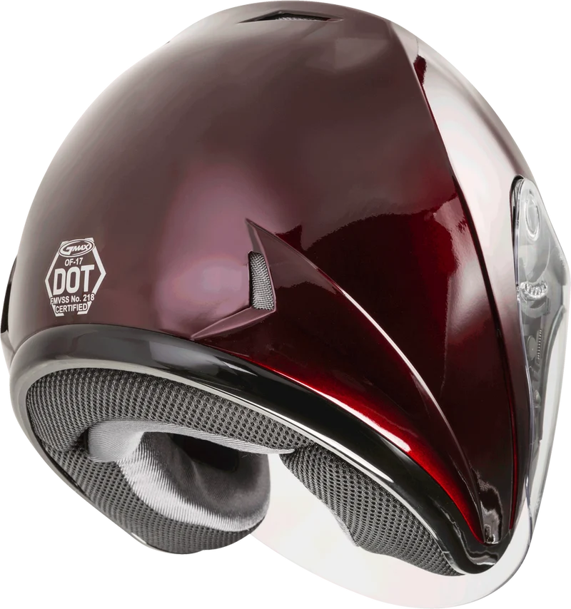 GMax OF-17 Solid Open Face Motorcycle Helmet