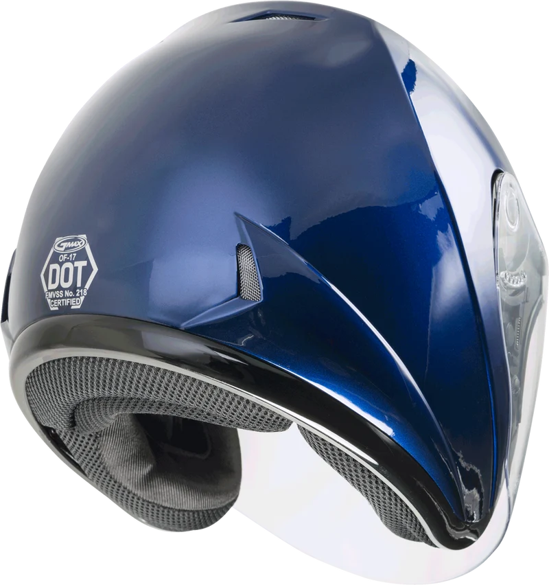GMax OF-17 Solid Open Face Motorcycle Helmet