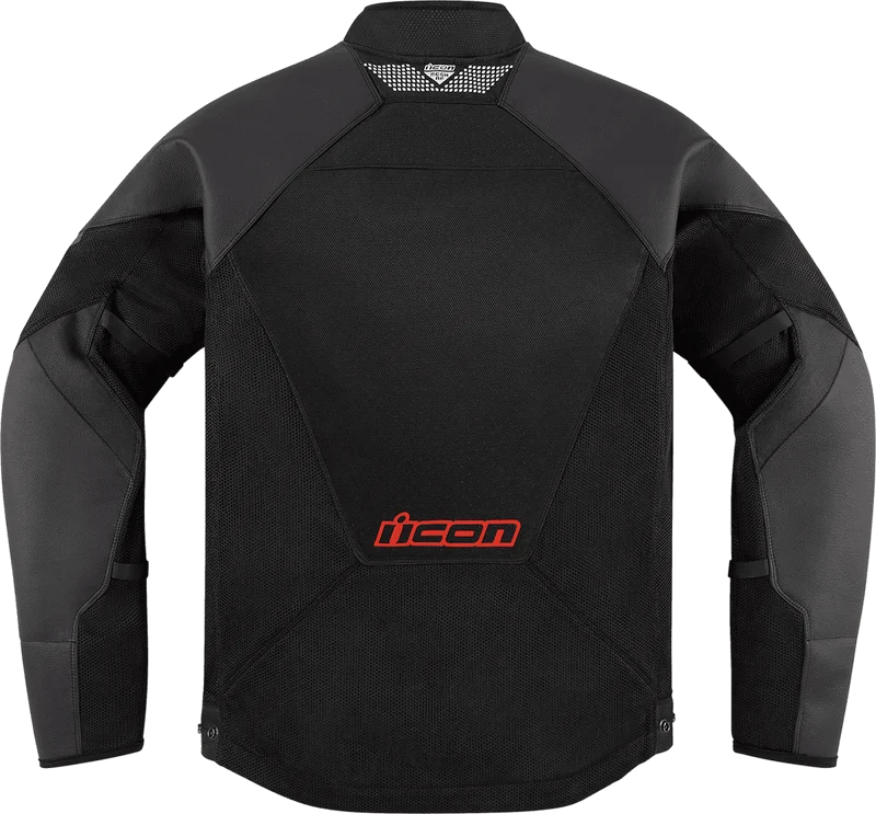 Icon Men's Mesh AF Leather Motorcycle Jacket