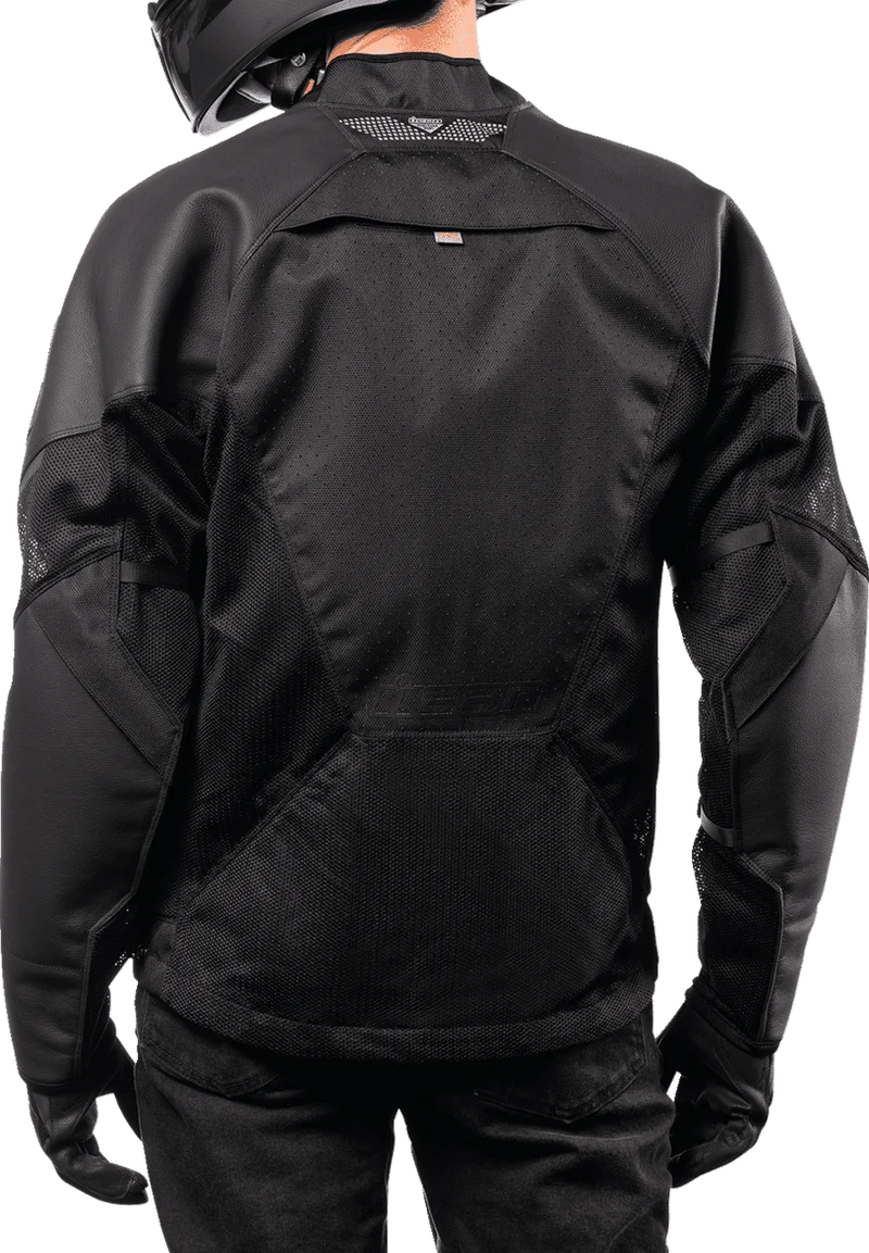 Icon Men's Mesh AF Leather Motorcycle Jacket