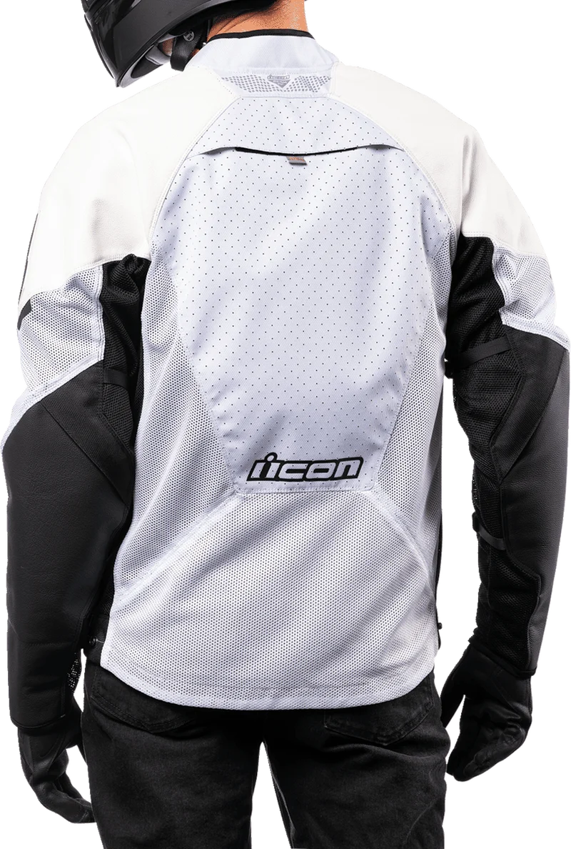 Icon Men's Mesh AF Leather Motorcycle Jacket
