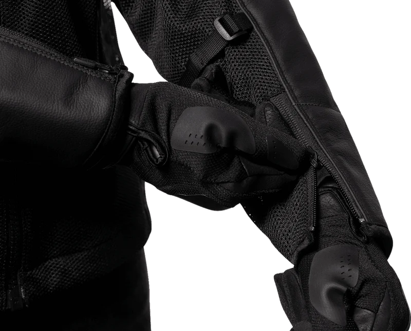 Icon Men's Mesh AF Leather Motorcycle Jacket