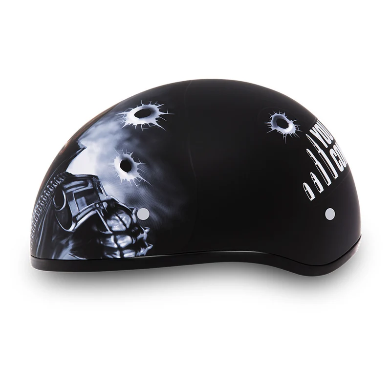Daytona Skull Cap Come Get'EM Half Helmet