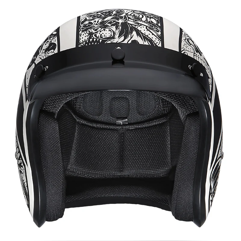 Daytona Cruiser Graffiti Open Face Motorcycle Helmet