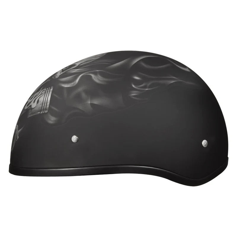 Daytona Skull Cap Pistons Skull Half Helmet