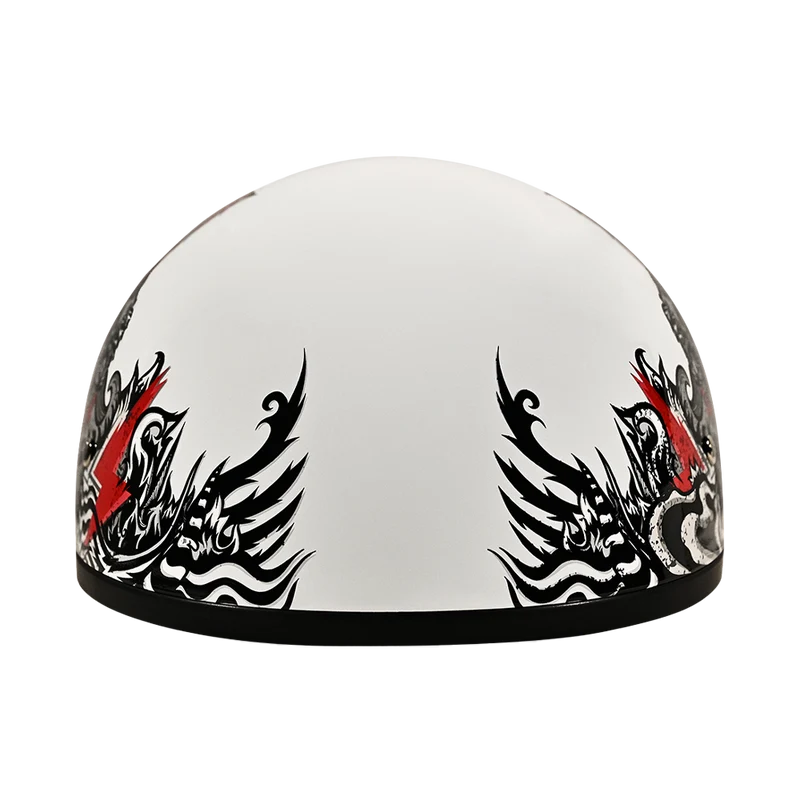 Daytona Skull Cap Rockin Reaper Half Face Motorcycle Helmet
