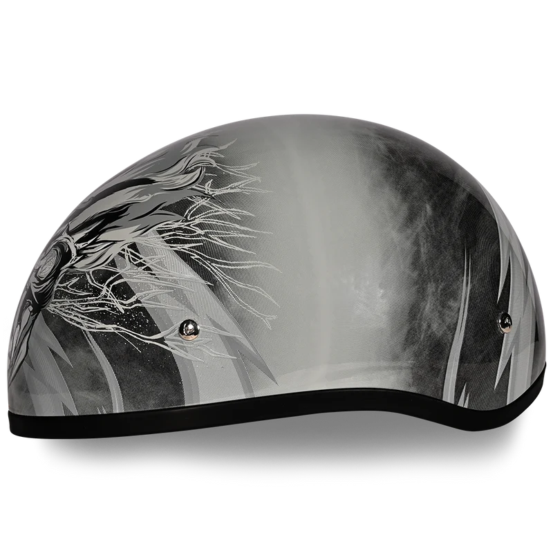 Daytona Skull Cap Thunder Half Face Motorcycle Helmet