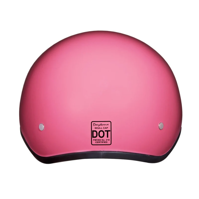 Daytona Women's Skull Cap Half Helmet with Peak Visor
