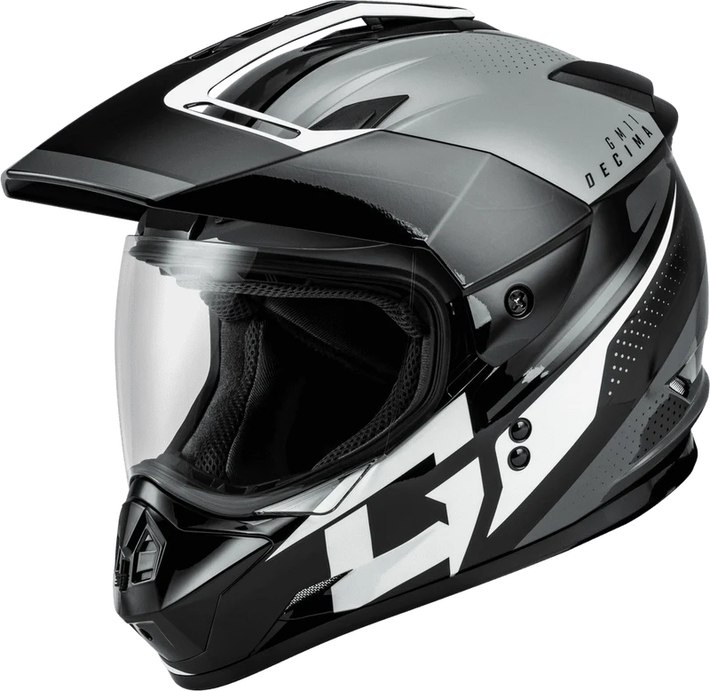 Gmax GM-11 Decima Black-Grey Full Face Motorcycle Helmet