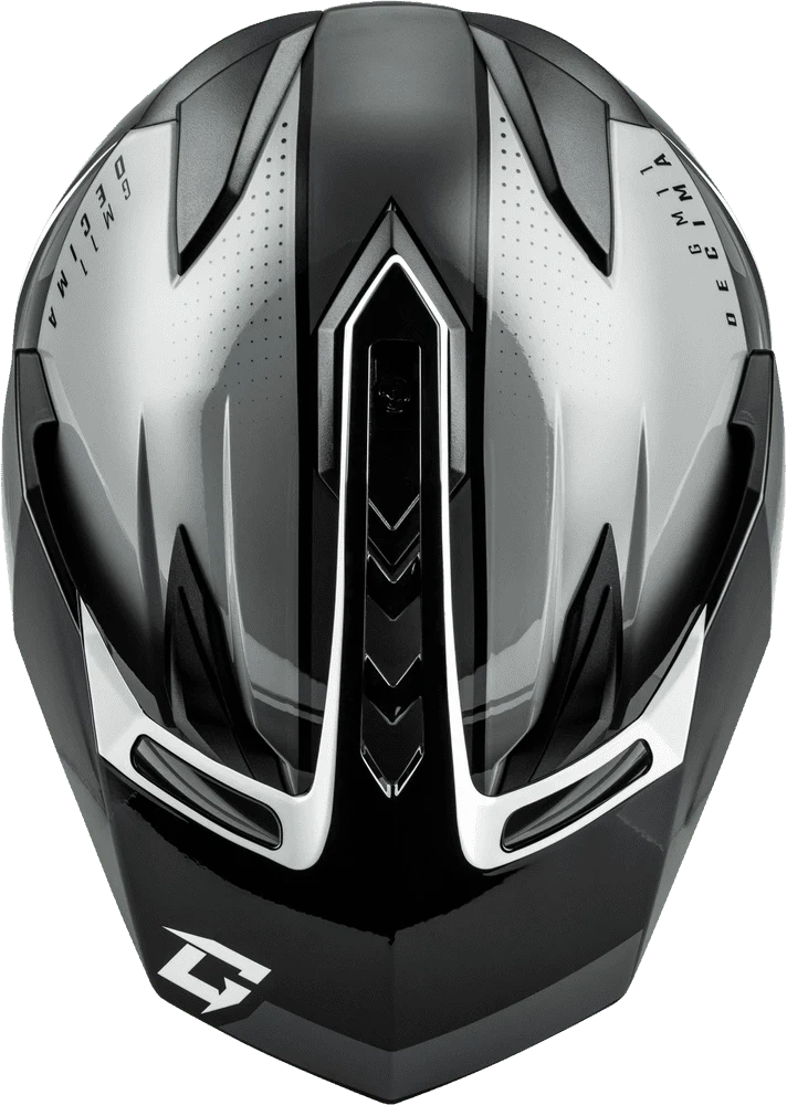 Gmax GM-11 Decima Black-Grey Full Face Motorcycle Helmet