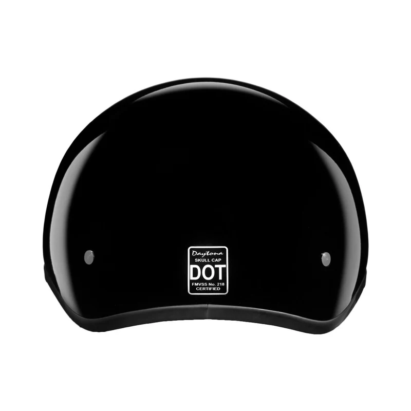 Daytona Skull Cap Half Helmet with Peak Visor