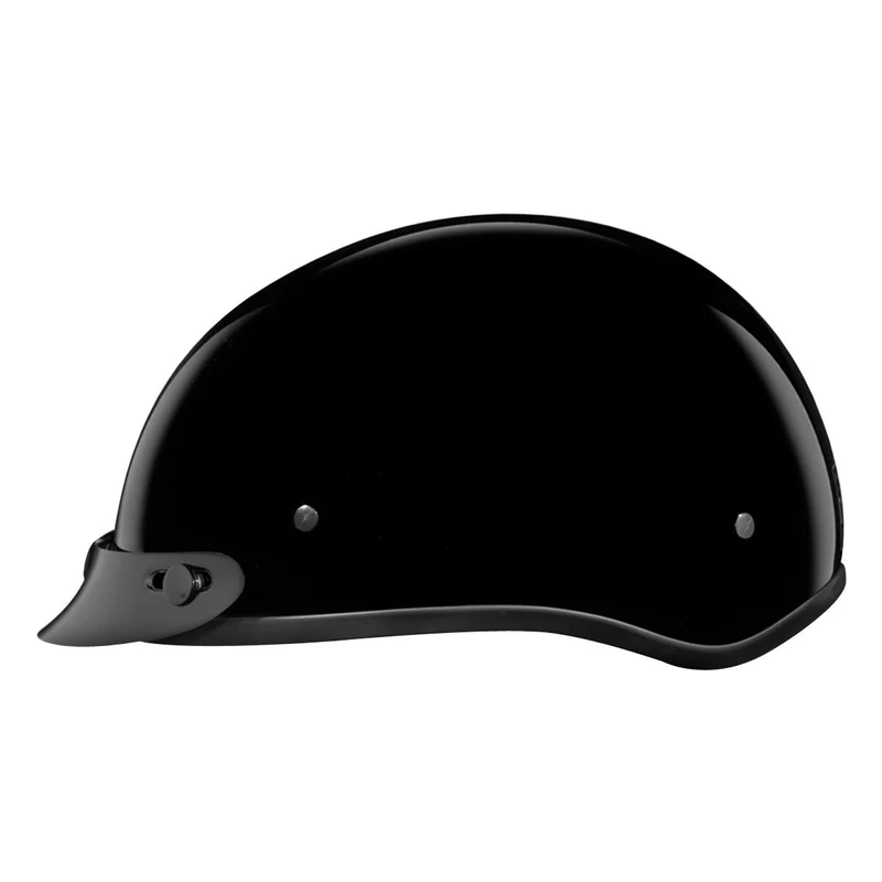 Daytona Skull Cap Half Helmet with Peak Visor