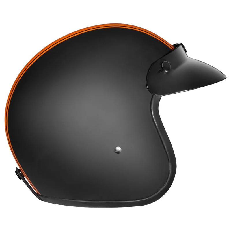 Daytona Cruiser Pin Stripe Open Face Motorcycle Helmet