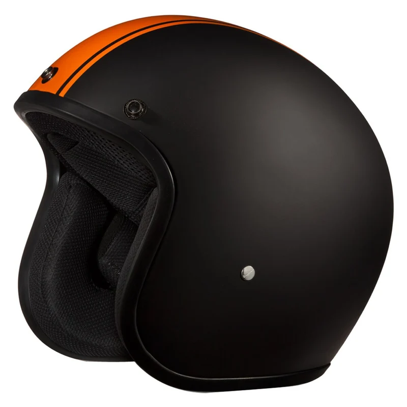 Daytona Cruiser Pin Stripe Open Face Motorcycle Helmet