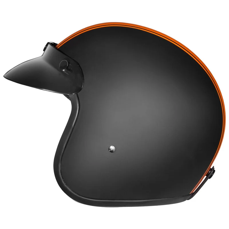 Daytona Cruiser Pin Stripe Open Face Motorcycle Helmet