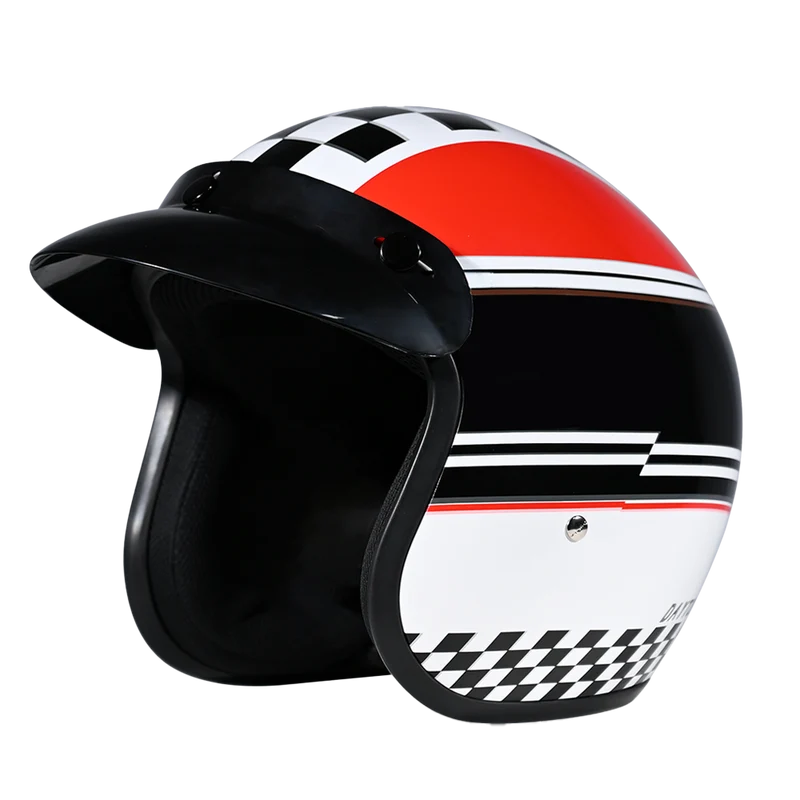 Daytona Cruiser Classic Open Face Motorcycle Helmet