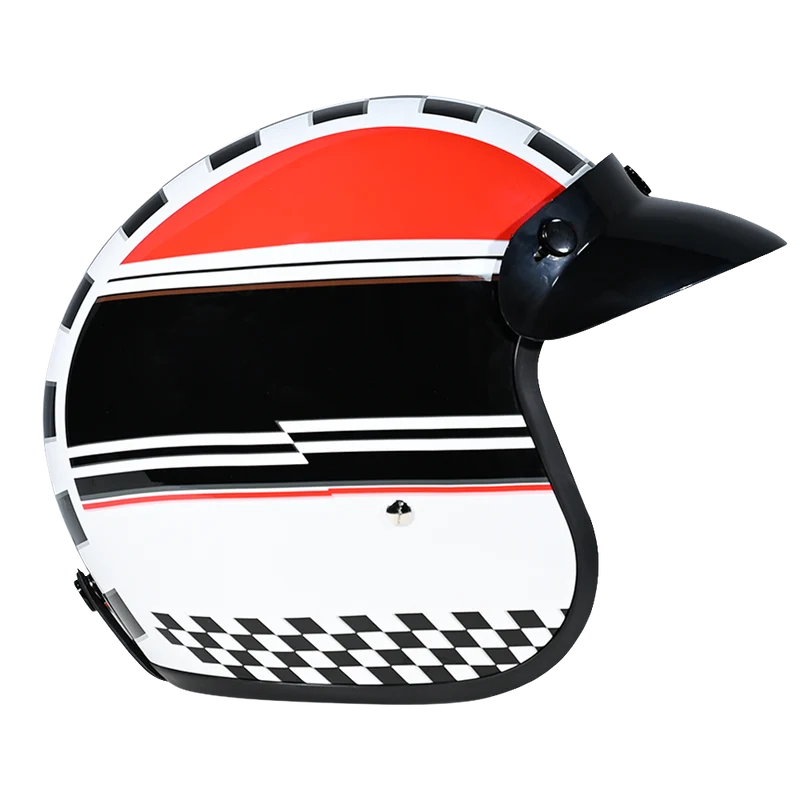 Daytona Cruiser Classic Open Face Motorcycle Helmet