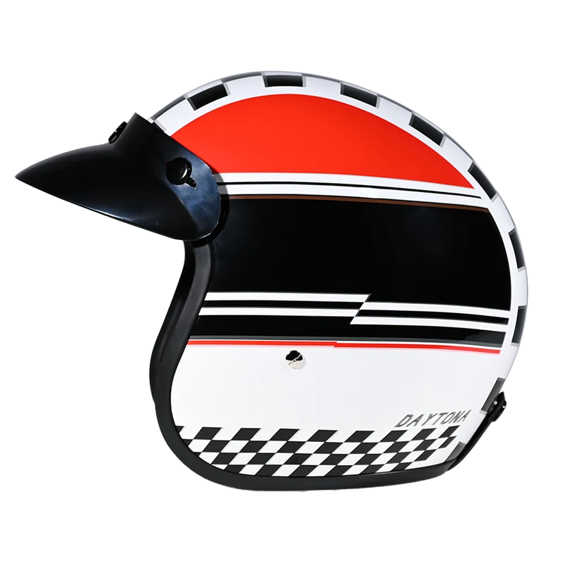 Daytona Cruiser Classic Open Face Motorcycle Helmet