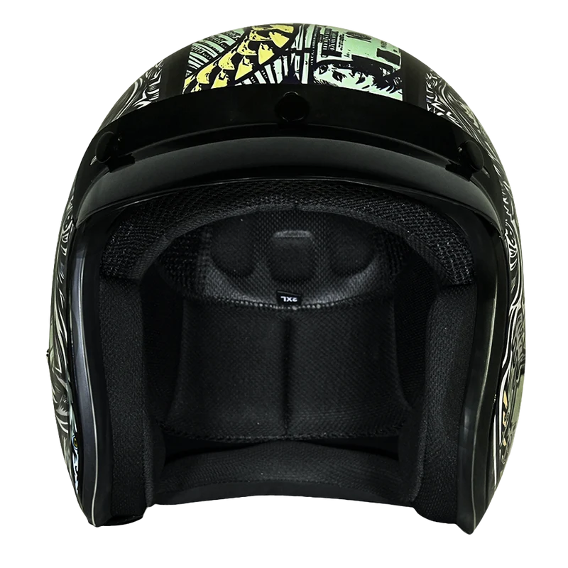 Daytona Cruiser Money Open Face Motorcycle Helmet