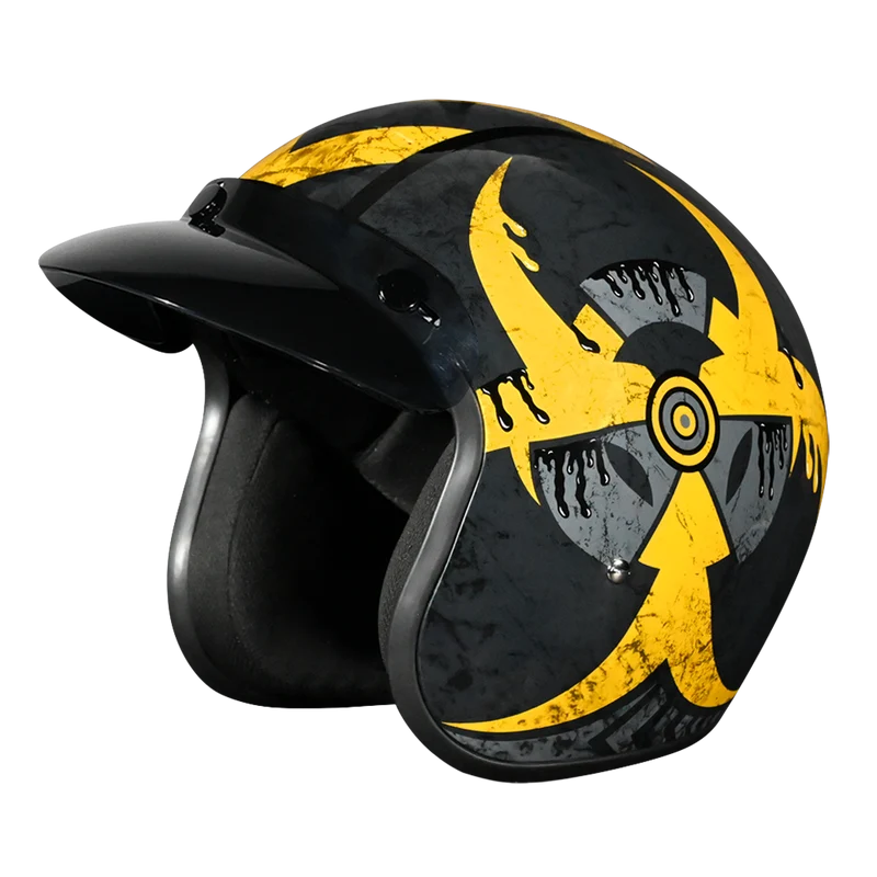 Daytona Cruiser Toxic Open Face Motorcycle Helmet