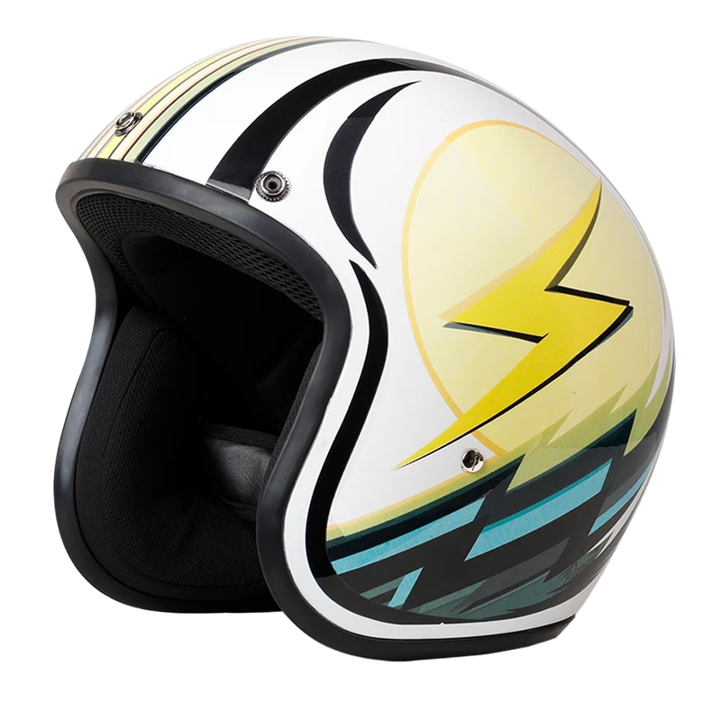 Daytona Cruiser Lightning Open Face Motorcycle Helmet