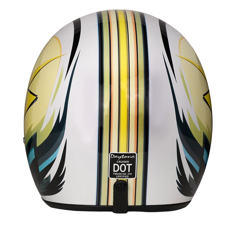 Daytona Cruiser Lightning Open Face Motorcycle Helmet