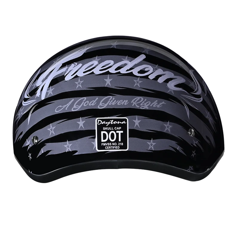 Daytona Skull Cap Freedom 2.0 Half Motorcycle Helmet
