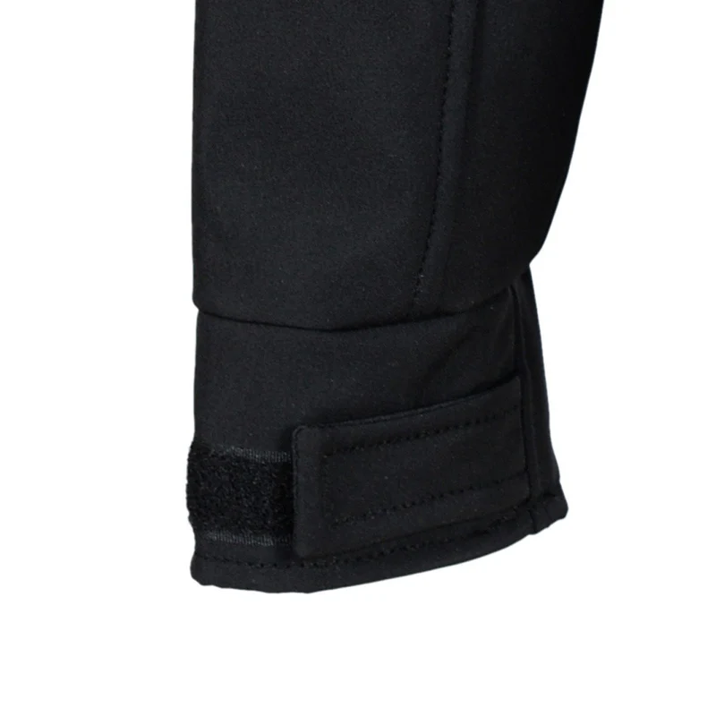 Vance Black Waterproof Lightweight Zipper Front Soft Shell Jacket