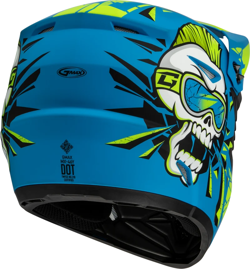 Gmax Youth MX-46Y Unstable Off Road Motorcycle Helmet