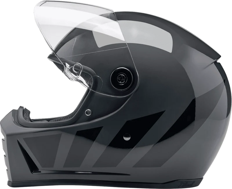Biltwell Lane Splitter 22.06 Storm Gray Inertia Full Face Motorcycle Helmet