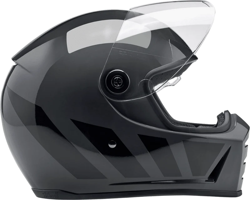 Biltwell Lane Splitter 22.06 Storm Gray Inertia Full Face Motorcycle Helmet
