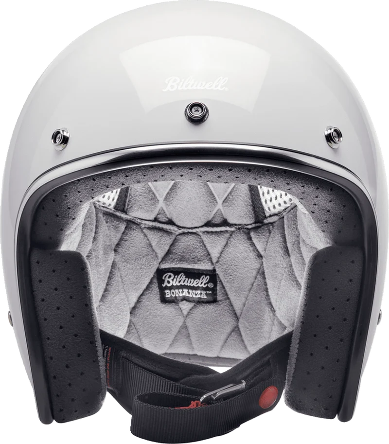 Biltwell Bonanza Solid Open Face Motorcycle Helmet