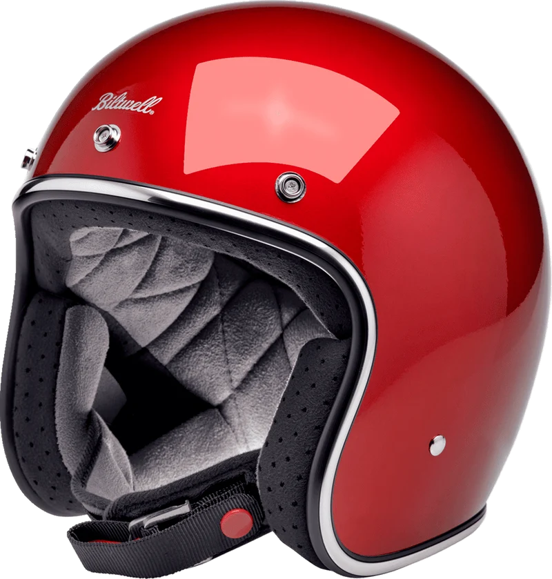 Biltwell Bonanza Solid Open Face Motorcycle Helmet