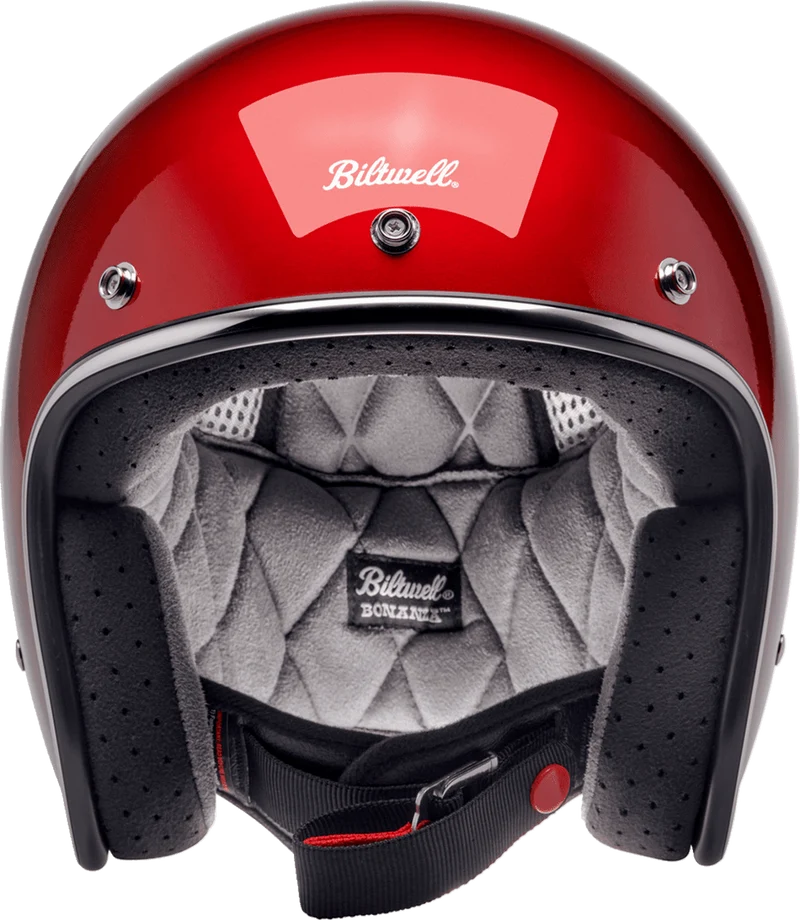 Biltwell Bonanza Solid Open Face Motorcycle Helmet