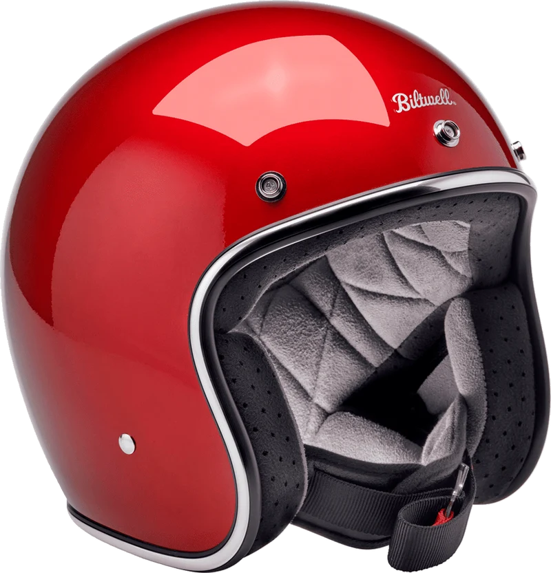 Biltwell Bonanza Solid Open Face Motorcycle Helmet