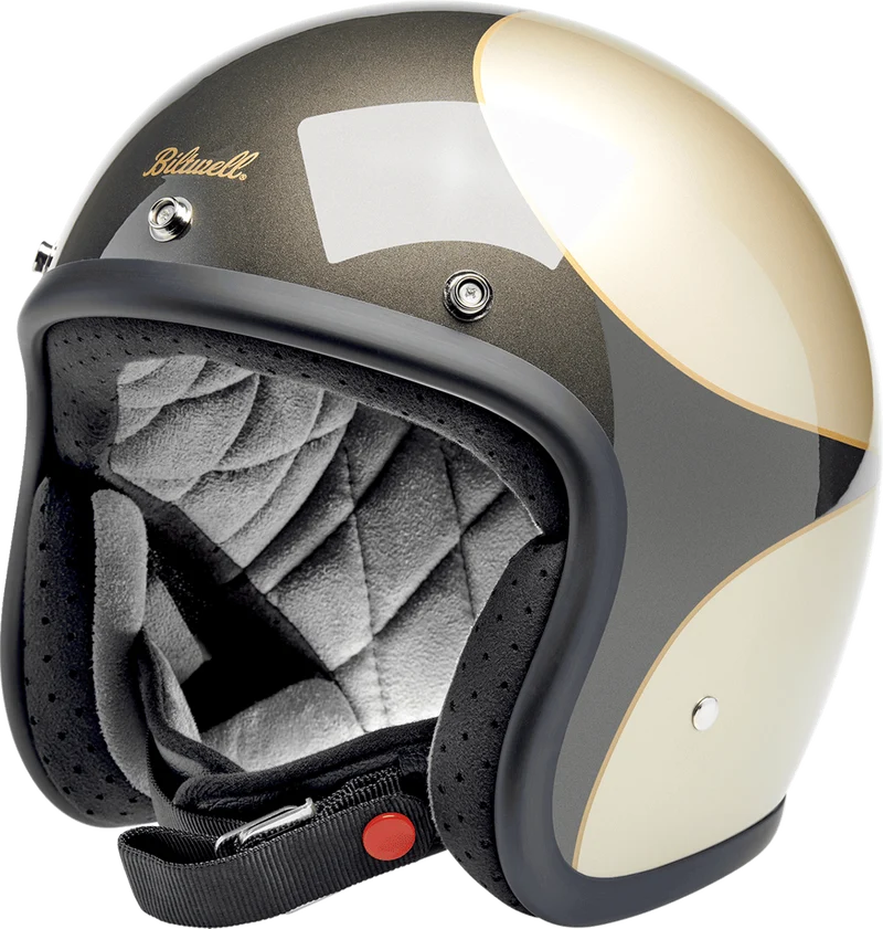 Biltwell Bonanza Scallop Open Face Motorcycle Helmet