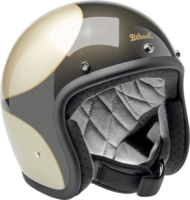 Biltwell Bonanza Scallop Open Face Motorcycle Helmet