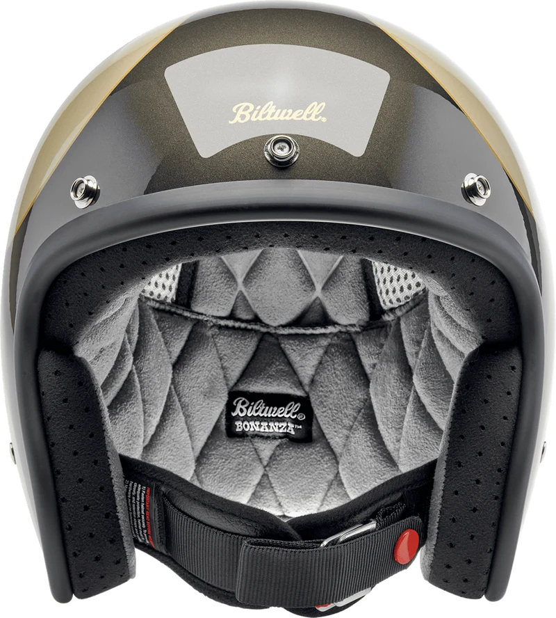 Biltwell Bonanza Scallop Open Face Motorcycle Helmet