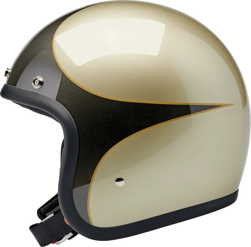 Biltwell Bonanza Scallop Open Face Motorcycle Helmet