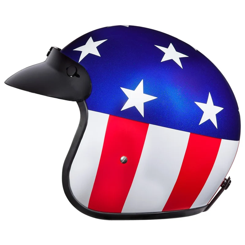 Daytona Cruiser Captain America Helmet