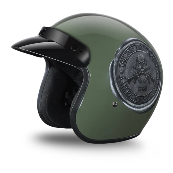Daytona Cruiser 2nd Amendment Seal Motorcycle Helmet